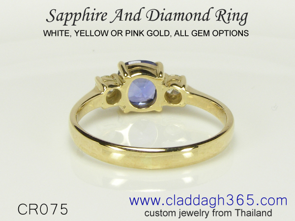 sapphire diamond ring